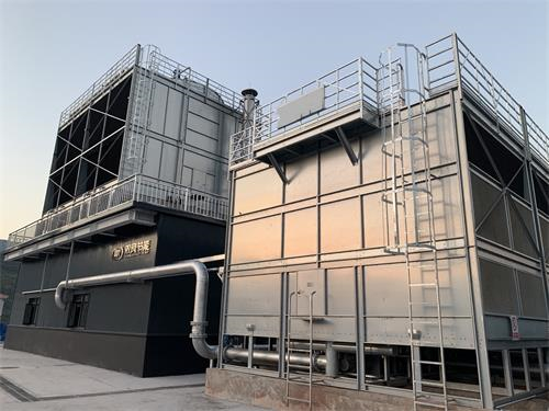 橫流冷卻塔薄膜式填料成型過程(橫流式冷卻塔結構)